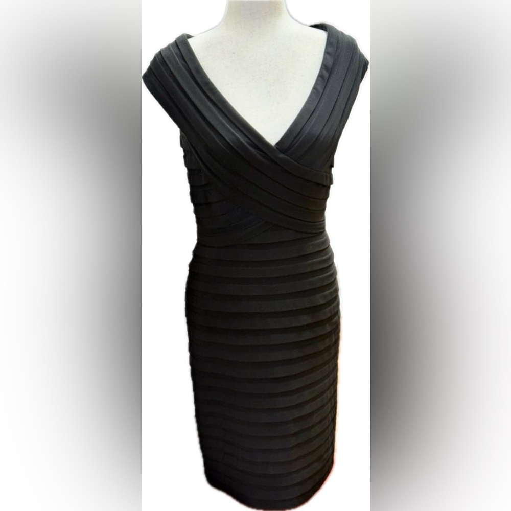 Tadashi Shoji Black Strapless Dress